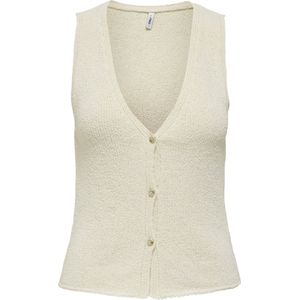 ONLY - ONLGurli - Bodywarmer - Wolwit - Mouwloos