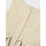 NAME IT MINI - A-Lijn Jurk - Mouwloos - Ronde Hals - Katoen/Linnen