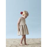 NAME IT MINI - A-Lijn Jurk - Mouwloos - Ronde Hals - Katoen/Linnen