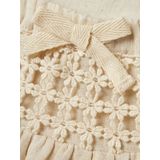 Peplum Top - Mouwloos - Geweven Stof - Vierkante Hals - Loose Fit