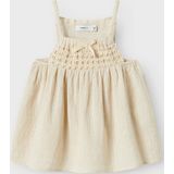 Peplum Top - Mouwloos - Geweven Stof - Vierkante Hals - Loose Fit