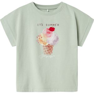 Name It - Mini - Top - Korte Mouwen - Normale Pasvorm - Ronde Hals