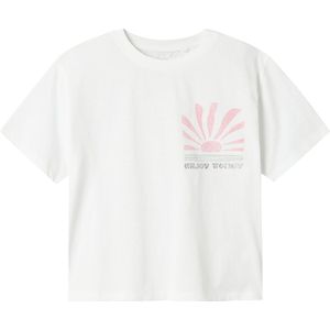 Name It - NkfJely - T-Shirt - Bright White - Katoen
