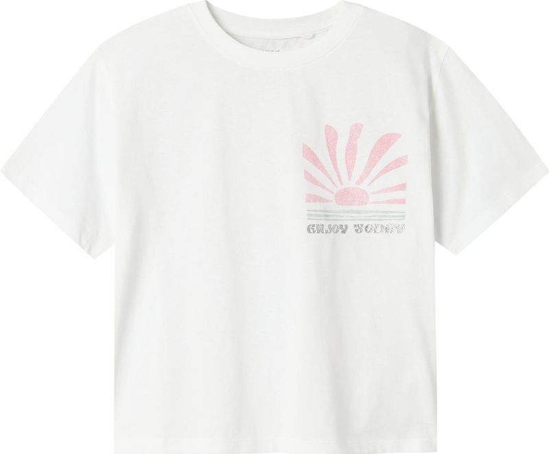 Name It - NkfJely - T-Shirt - Bright White - Katoen