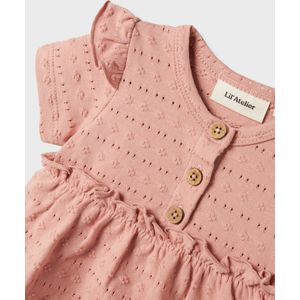 NAME IT Nbfjamla Ss Body Dress Lil voor dames, Misty Rose, 56