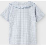 Biologisch Katoen - Overhemd - Licht Blauw - Geweven Stof - Korte Mouwen