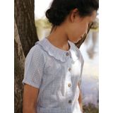 Biologisch Katoen - Overhemd - Licht Blauw - Geweven Stof - Korte Mouwen