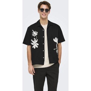 Onsseeren - Overhemd - Katoen - Resort Kraag - Korte Mouwen - Loose Fit