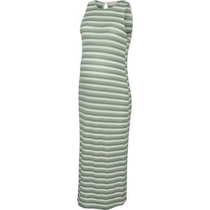 MAMALICIOUS - A-lijn Jurk - Ronde Hals - Polyester - Lange Lengte