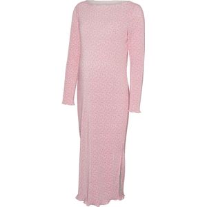 Mlaura - Geplooide Jurk - Midi-lengte - Lange Mouwen