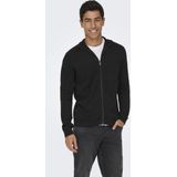 ONLY&SONS - ONSMALIK REG 12 PIN ZIP CARD KNIT NOOS - Cardigan - Heren