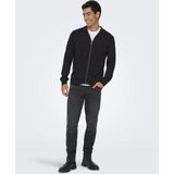 ONLY&SONS - ONSMALIK REG 12 PIN ZIP CARD KNIT NOOS - Cardigan - Heren