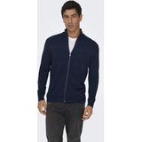 Vest - Hoge Hals - Lange Mouwen - Ritssluiting - Regular Fit