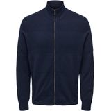 Vest - Hoge Hals - Lange Mouwen - Ritssluiting - Regular Fit