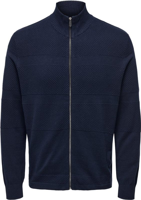 Vest - Hoge Hals - Lange Mouwen - Ritssluiting - Regular Fit