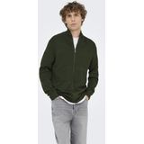 Vest - Hoge Hals - Lange Mouwen - Ritssluiting - Regular Fit