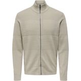 Vest - Hoge Hals - Lange Mouwen - Ritssluiting - Regular Fit