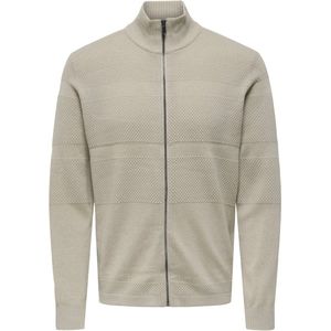 Vest - Hoge Hals - Lange Mouwen - Ritssluiting - Regular Fit