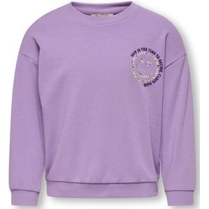 ONLY MINI - Sweatshirt - Roze - Katoen - Loose Fit