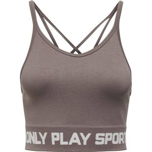 ONLY PLAY - Sport-bh - Zwart - Lichte Intensiteit - Smalle Bandjes - Crossback