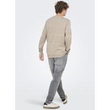 Only & Sons - Gebreide Trui - Silver Lining - 50% Acryl 50% Katoen