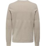 Only & Sons - Gebreide Trui - Silver Lining - 50% Acryl 50% Katoen