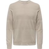 Only & Sons - Gebreide Trui - Silver Lining - 50% Acryl 50% Katoen