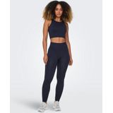 Athleisure - Top - Groen - Ribstof - Mouwloos - U-Hals - Naadloos