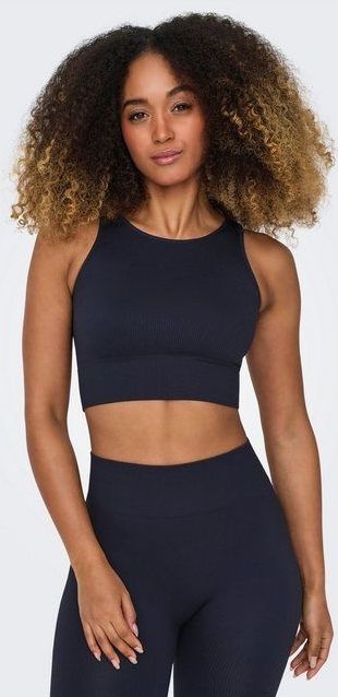 Athleisure - Top - Groen - Ribstof - Mouwloos - U-Hals - Naadloos