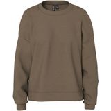 PIECES - PCChilli - Sweatshirt - Chocoladebruin - Wijde Pasvorm