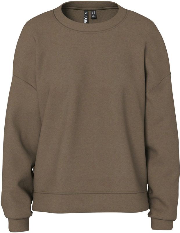 PIECES - PCChilli - Sweatshirt - Chocoladebruin - Wijde Pasvorm