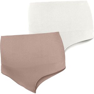 Slip - High Waist - Zwart - 2-Pack - Rekbaar - Naadloos