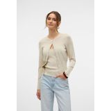 Vmpelia - Gebreid Vest - O-hals - Lange Mouwen - Regular Fit