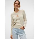 Vmpelia - Gebreid Vest - O-hals - Lange Mouwen - Regular Fit