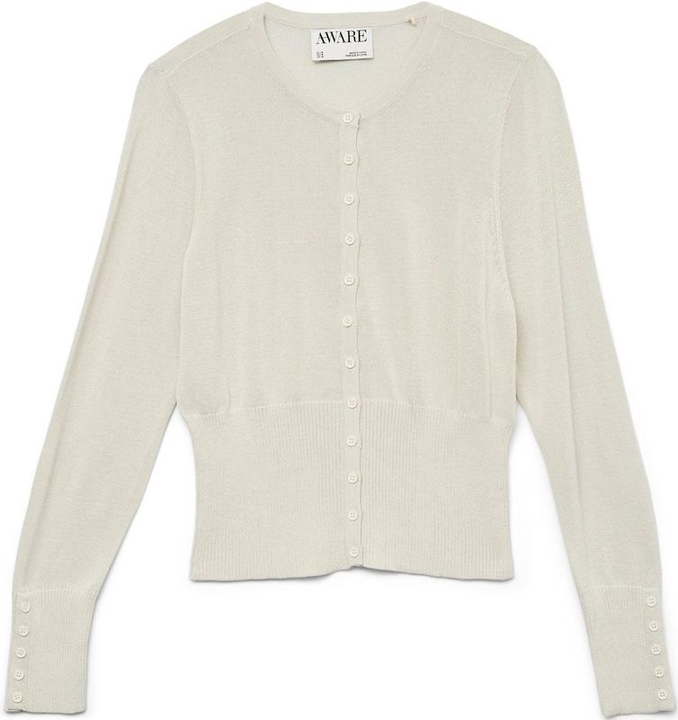 Vmpelia - Gebreid Vest - O-hals - Lange Mouwen - Regular Fit