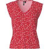 PIECES - PCFLORA SS V-NECK TOP - Meisjes - T-shirt