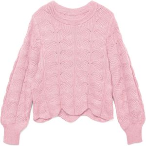 Gebreide Pullover - Grijs - Katoen - Regular Fit