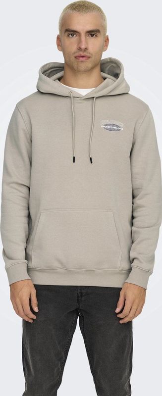 Only & Sons - Heren Hoodies Keane Hoodie - Grijs