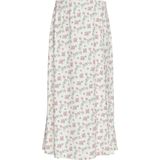 PIECES - PCNya - Rok - Groen - Rosa - Wit - 7/8 lengte - Normale pasvorm