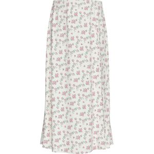 PIECES - PCNya - Rok - Groen - Rosa - Wit - 7/8 lengte - Normale pasvorm