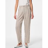 Broek - High-Waist - Enkellang - Zakken: Zijzakken - Elastische Taille