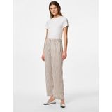 Broek - High-Waist - Enkellang - Zakken: Zijzakken - Elastische Taille