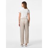 Broek - High-Waist - Enkellang - Zakken: Zijzakken - Elastische Taille