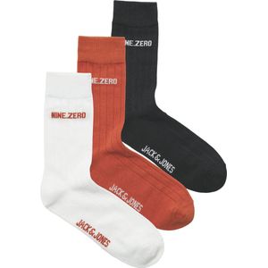 Jack & Jones - Huissokken - Knalrood/Zwart/Wit - 3 Pack