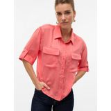 Vero Moda - Vmfabiana T-shirt - Tea Rose - 3/4 Mouw - Dames