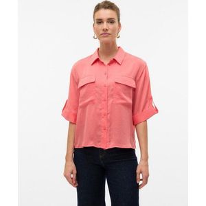 Vero Moda - Vmfabiana T-shirt - Tea Rose - 3/4 Mouw - Dames