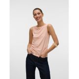 Haltertops - Effen - Jersey - Ronde Hals - Mouwloos