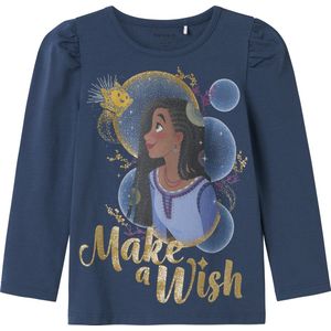 Name It Blouse - NmfJursa - Disney - Dark Denim - Name It - 2 jaar (92) - Shirts