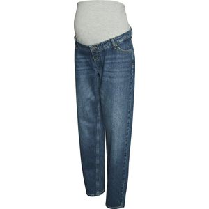 Mom Fit Zwangerschapsjeans - Mid Wash - Denim - Ondersteunende Buikband