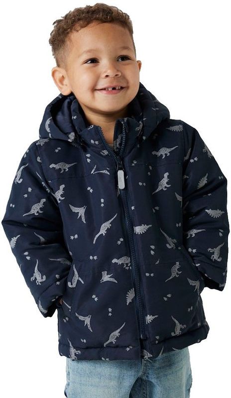 Name It - Max Pa Ref Aop - Jas - Afneembare Capuchon - Lange Mouwen